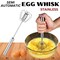 Hand Push Rotary Whisk Blender Versatile, Milk Frother Mixer Stirrer Kitchen Tool.
